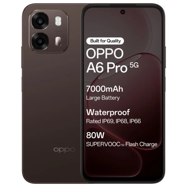 OPPO A6 Pro 5G 8GB RAM 128GB Cappuccino Brown Phone