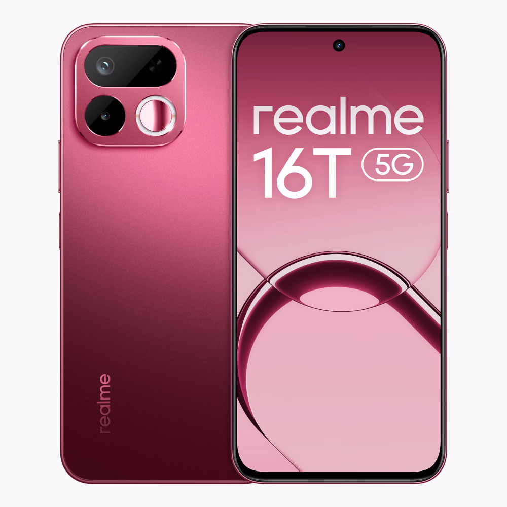 Realme 16T 5G Smartphone 8GB RAM 128GB Starlight Red
