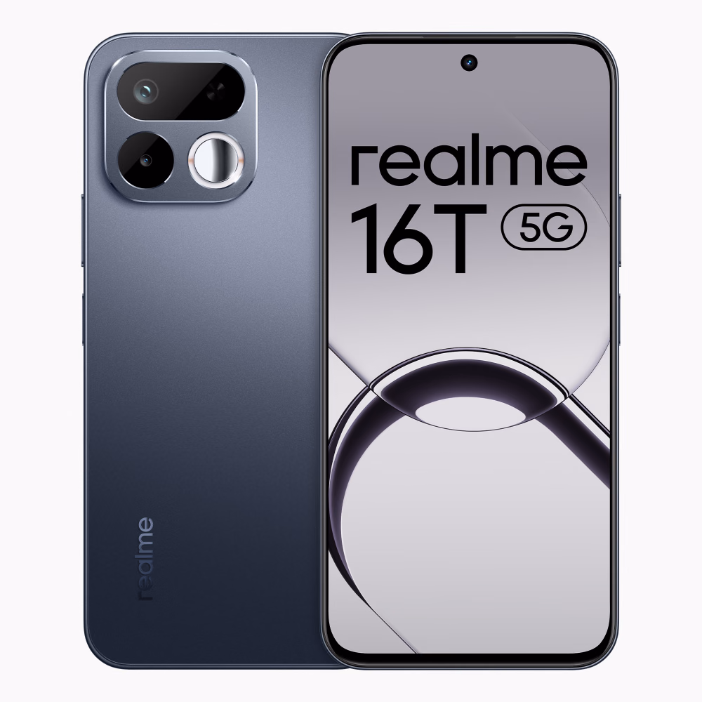 Realme 16T 5G Smartphone 8GB RAM 256GB Starlight Black