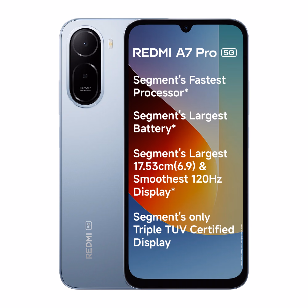 Redmi A7 Pro 5G 64GB 4GB RAM Blue Mobile Phone