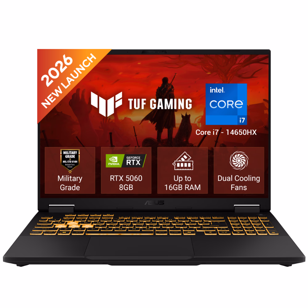 Asus TUF F16 Gaming Laptop i7 16GB 1TB RTX5060 16-inch