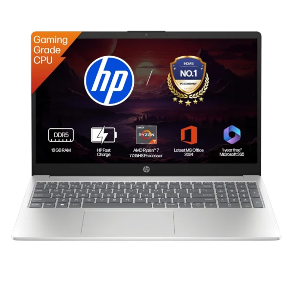 HP 15-FC1045AU Laptop Ryzen 7 16GB 512GB SSD FHD