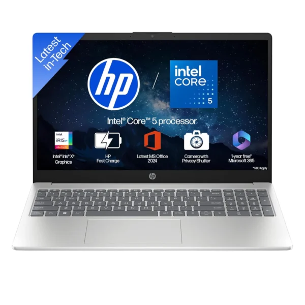 HP 15 Laptop Intel Core i5 16GB 512GB SSD FHD Windows 11