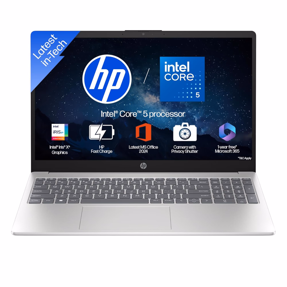 HP 15 Laptop Intel Core i5 16GB 512GB SSD FHD Windows 11