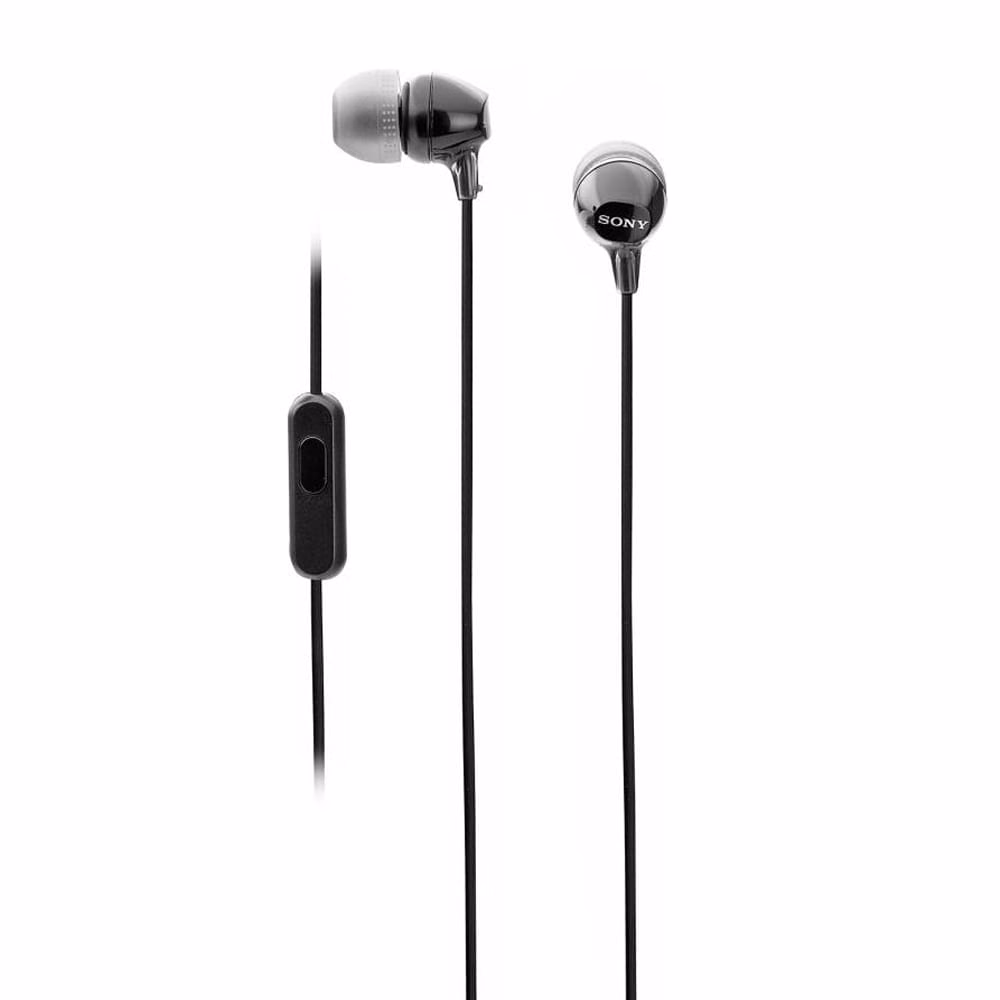 Sony MDR-EX14AP Wired Earphones with Mic Black