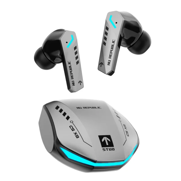 Nu Republic Cyberstud X8 TWS Wireless Earbuds with 56H Playtime