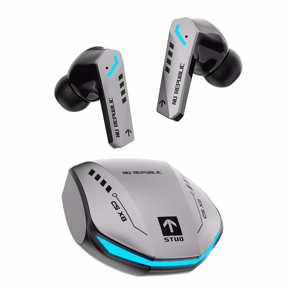 Nu Republic Cyberstud X8 TWS Wireless Earbuds with 56H Playtime