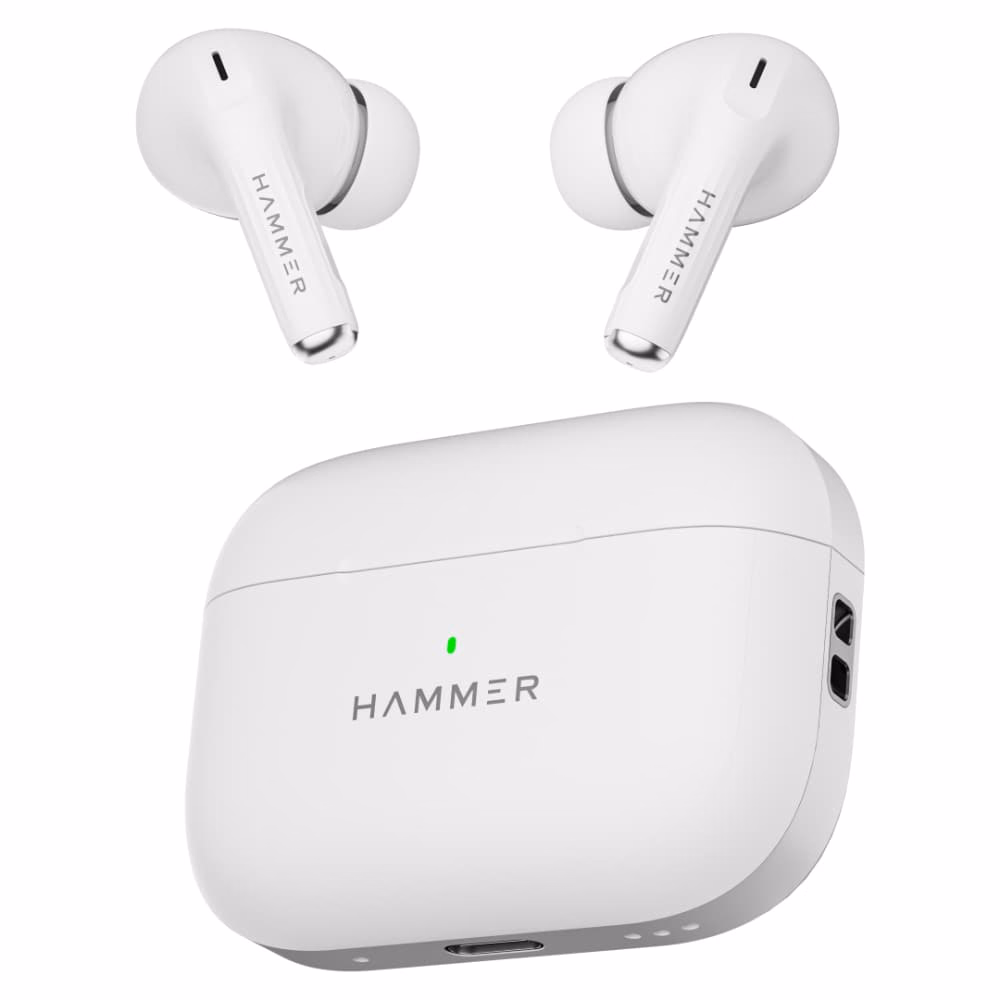 Hammer Aeromax ANC Bluetooth Earbuds with 30H Playtime