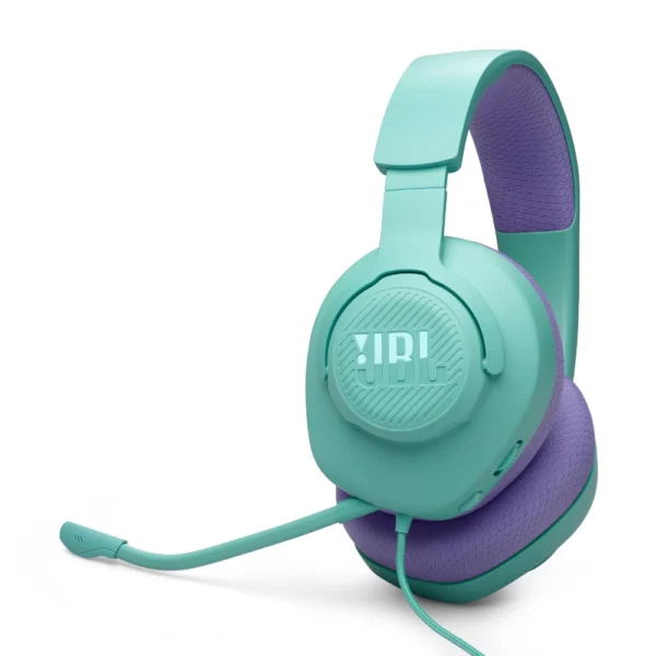JBL Quantum 100M2 Wired Over-Ear Gaming Headset Cyan