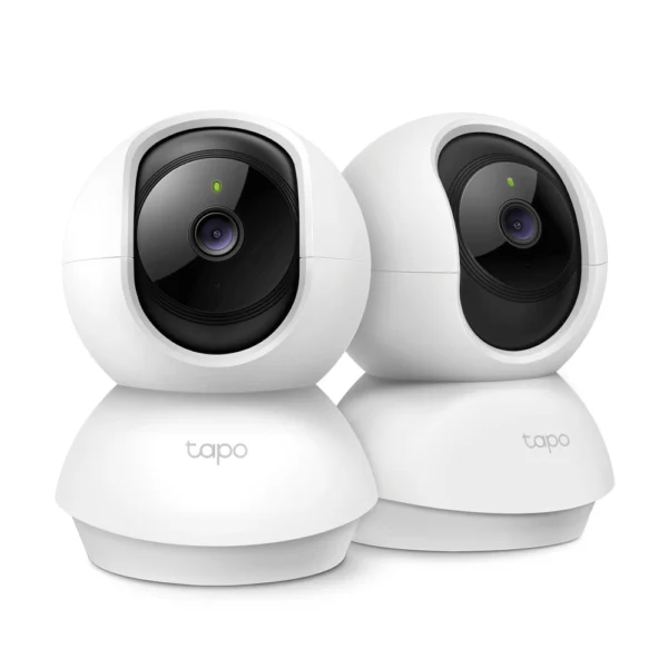 Tapo C210P2 3MP 2K Pan/Tilt Smart Wi-Fi Security Camera Pack of 2