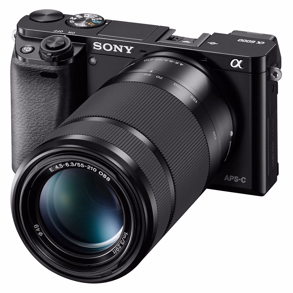 Sony Alpha ILCE 6000Y 24.3MP Mirrorless Camera with Zoom Lenses