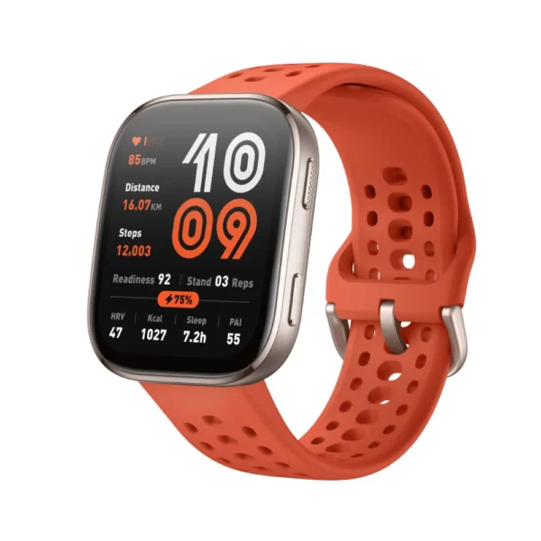 Amazfit BIP 6 Smartwatch with 1.97-inch AMOLED Display Red