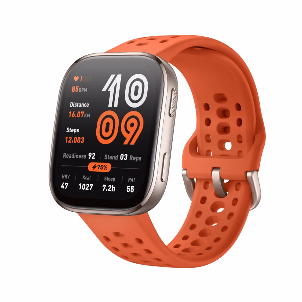Amazfit BIP 6 Smartwatch with 1.97-inch AMOLED Display Red