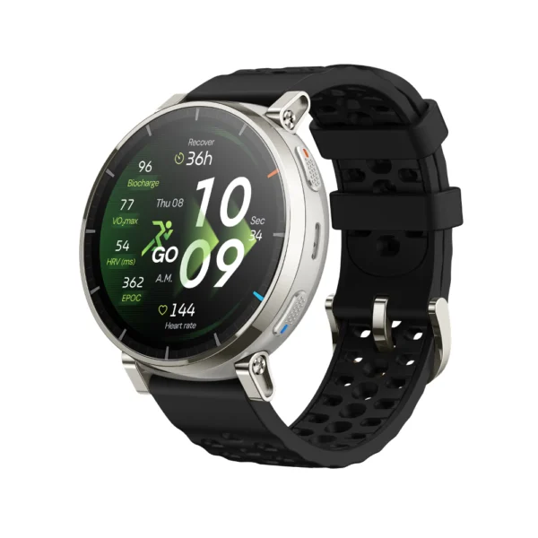 Amazfit Active 3 Premium GPS Smartwatch with Sapphire AMOLED