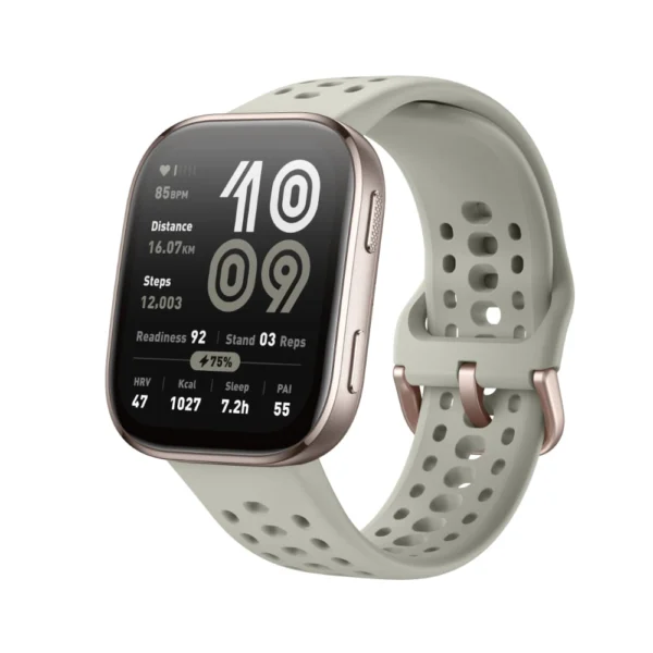 Amazfit Bip 6 Smart Watch 46mm Stone with 14-Day Battery