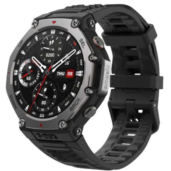 Amazfit T-Rex 3 Rugged Outdoor 48mm Smartwatch Onyx