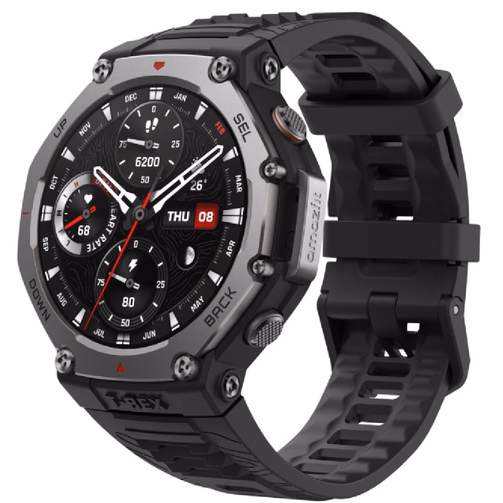 Amazfit T-Rex 3 Rugged Outdoor 48mm Smartwatch Onyx