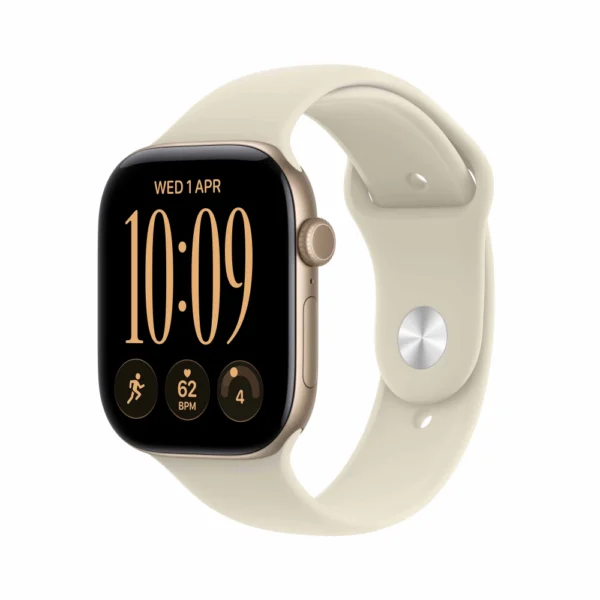 Apple Watch Series 12 GPS 46mm Light Gold Aluminium Case