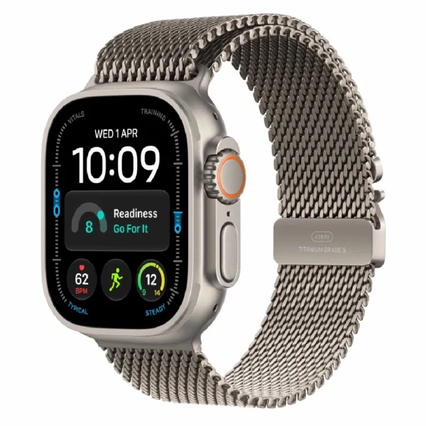 Apple Watch Ultra 4 GPS + Cellular 49mm Titanium Case Milanese Loop