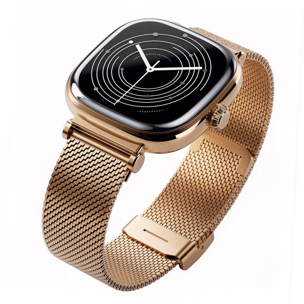 boAt Chrome 1.70-inch AMOLED Smartwatch Rose Gold