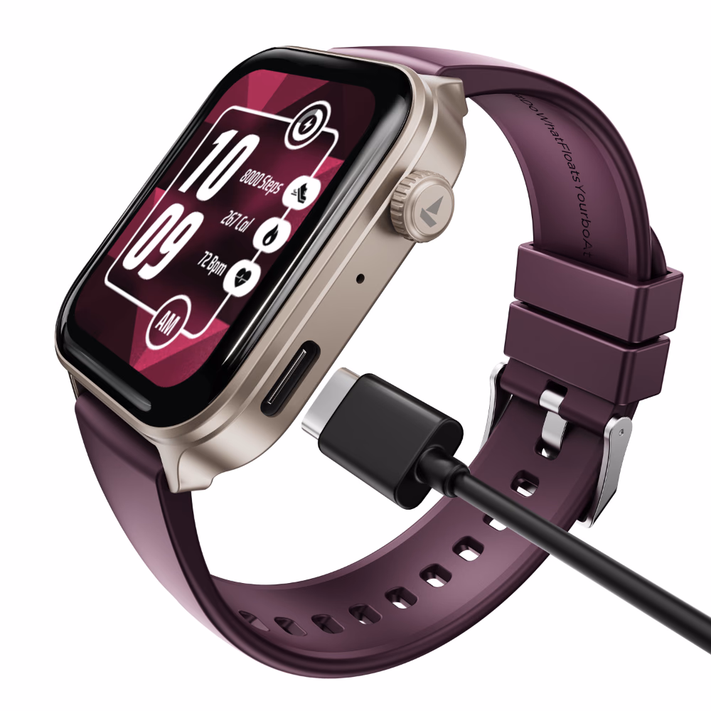boAt Storm Call 4 Smartwatch with Type-C Charging