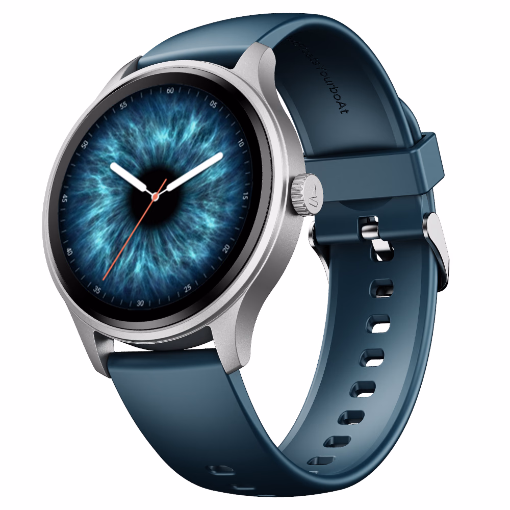 boAt Lunar Discovery Neo Smartwatch Ocean Blue