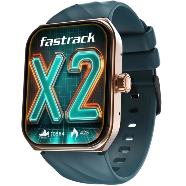 Fastrack Limitless X2 Smartwatch 1.91 inch Teal IP68