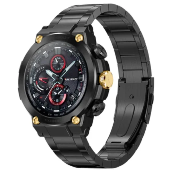 Fire-Boltt Cobalt AMOLED Smartwatch Black Gold