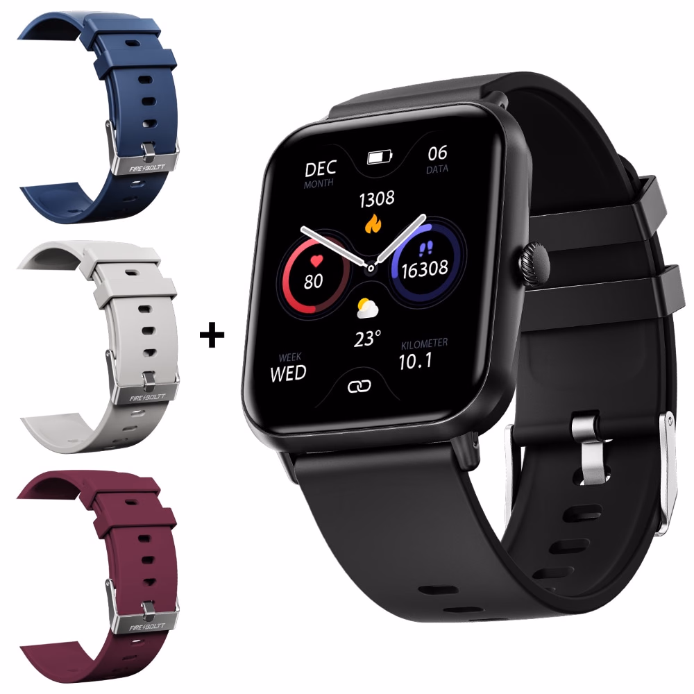 Fire-Boltt Trio 1.83-inch Smartwatch with 3 Straps