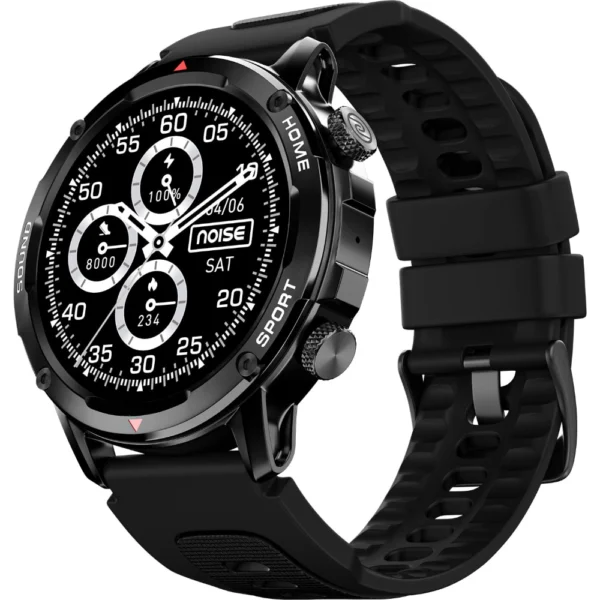 NoiseFit Venture Smartwatch with Bluetooth Calling Jet Black