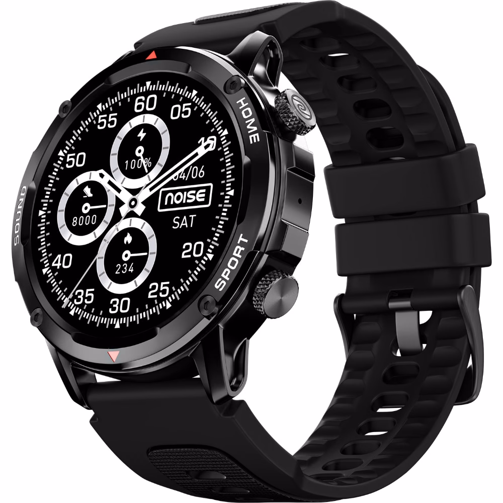 NoiseFit Venture Smartwatch with Bluetooth Calling Jet Black