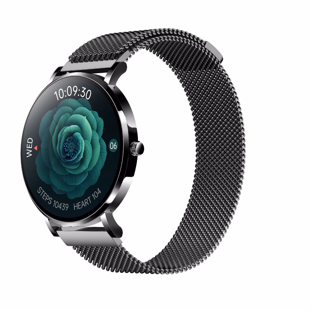 NoiseFit Diva 2 Black Link Smartwatch with AMOLED Display