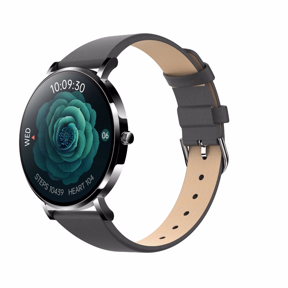 NoiseFit Diva 2 Smartwatch Classic Black AMOLED Display