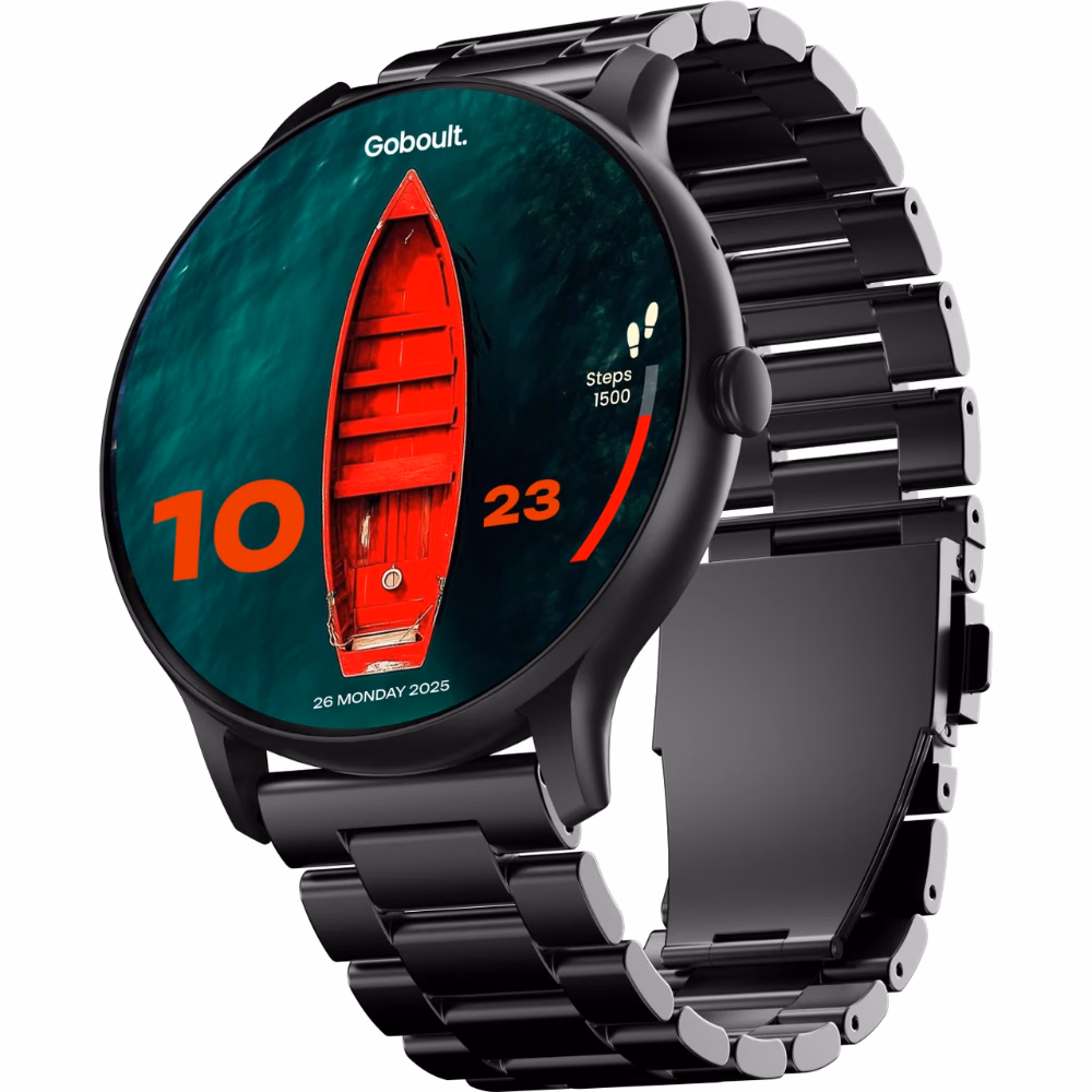 GoBoult Dire Round Dial Smartwatch 1.39 inch HD Screen