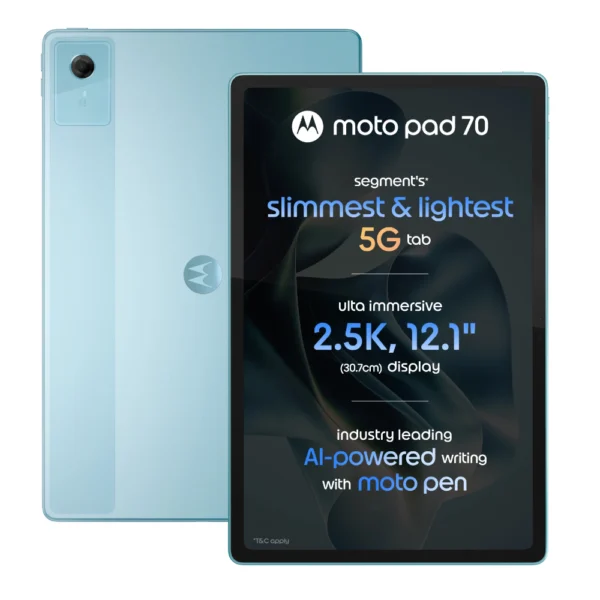 Moto Pad 70 12.7 Inch 5G Tablet with Pen 8GB RAM 256GB