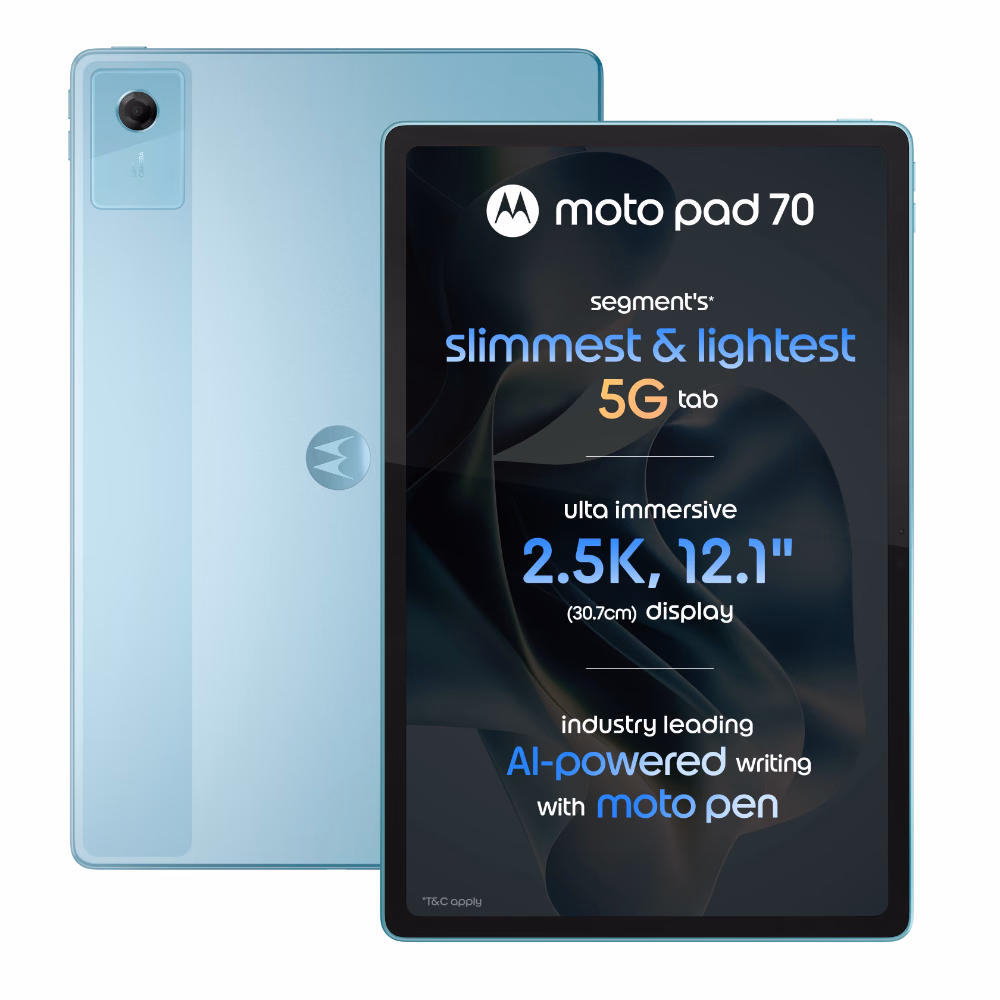 Moto Pad 70 12.7 Inch 5G Tablet with Moto Pen, 8GB RAM
