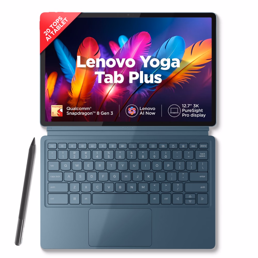 Lenovo Yoga Tab Plus 12.7 inch WiFi Tablet with Pen & Keyboard