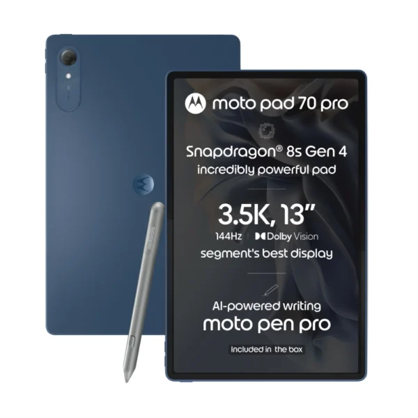 Moto Pad 70 Pro 12.7 Inch WiFi Tablet with Moto Pen Pro