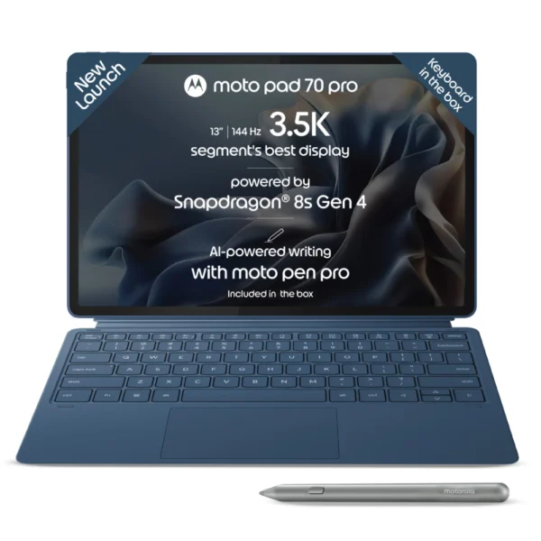 Moto Pad 70 Pro 12.7" WiFi Tablet with Pen & Keyboard