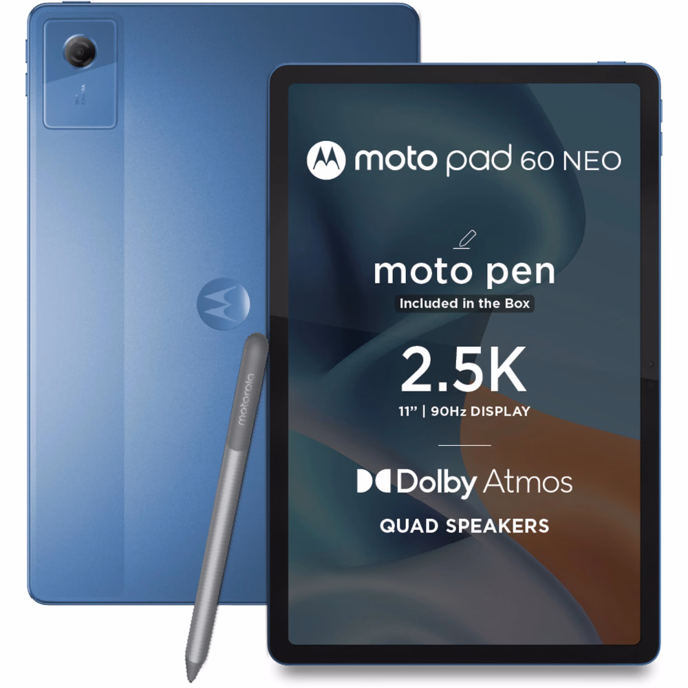 Moto Pad 60 Neo 11 Inch WiFi Tablet with Pen 8GB RAM