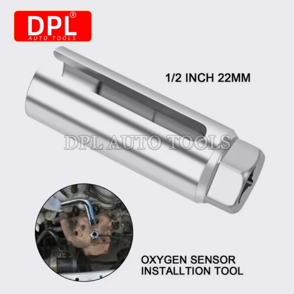 22mm 1/2" Drive Oxygen Sensor Socket Wrench Tool