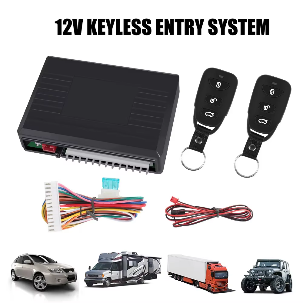 Car Keyless Central Door Lock Control Kit Remote
