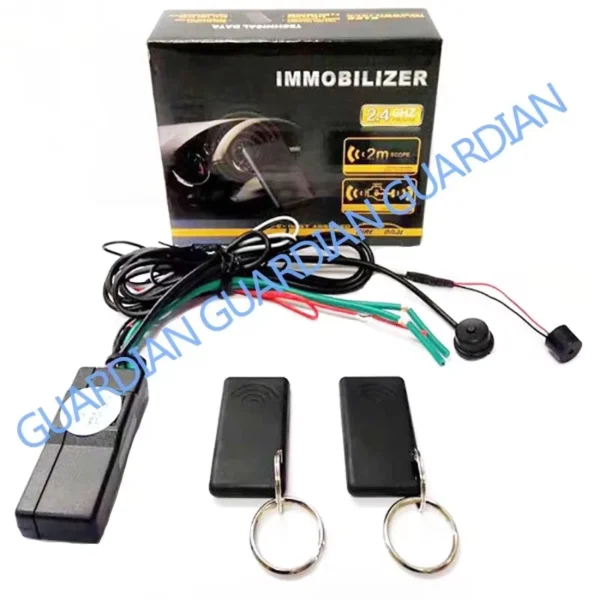 2.4GHz RFID Wireless Engine Immobilizer Car Alarm System