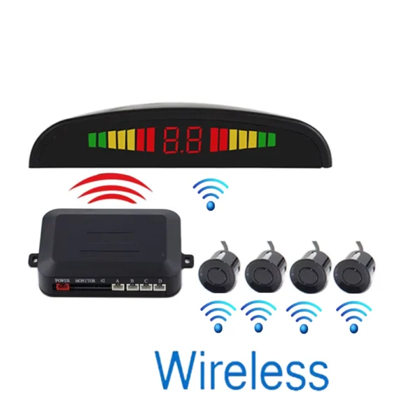 Wireless Rear Car Parking Sensor with LED Display