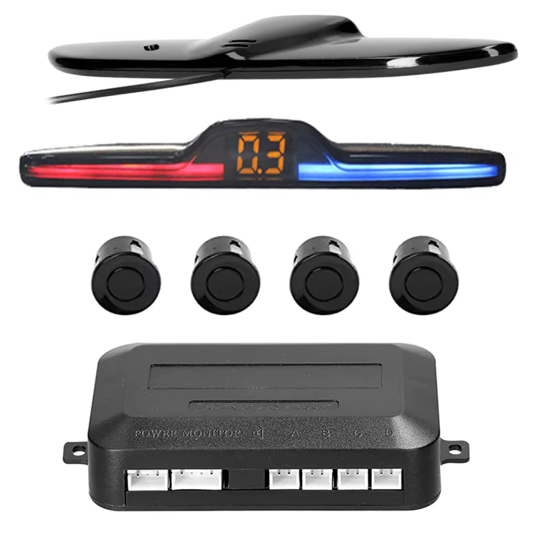 Car Reverse Radar Kit with 4 Sensors & LED Display