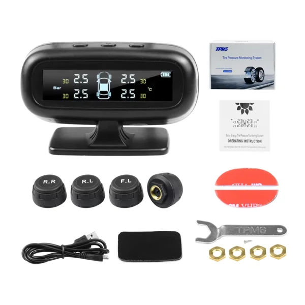Internal USB Android TPMS Tire Pressure Alarm System
