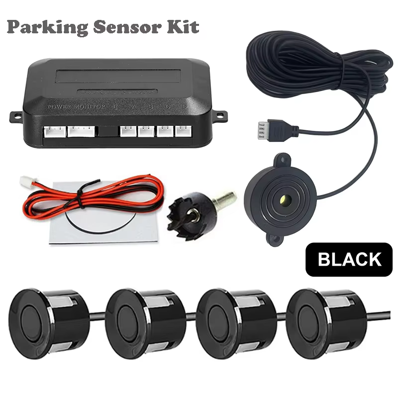 First Safe 12V 22mm Car Parking Sensor Kit with 4 Sensors