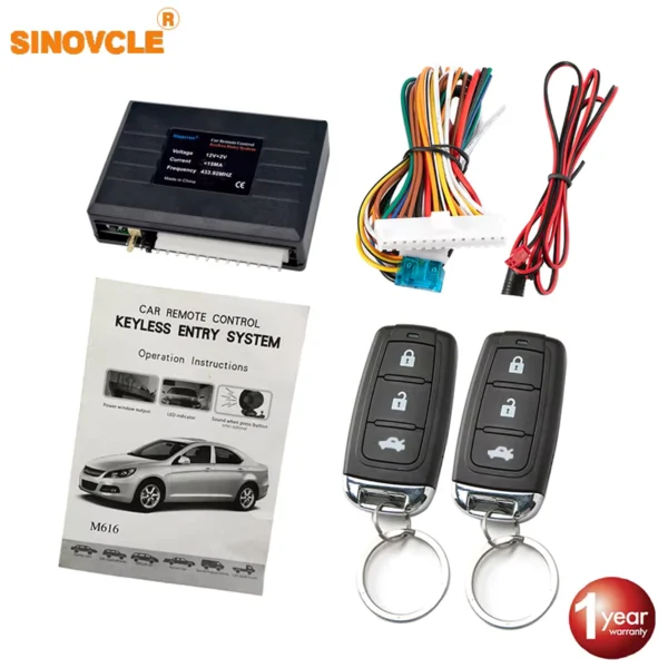 Car Remote Central Door Lock Keyless Entry System Kit