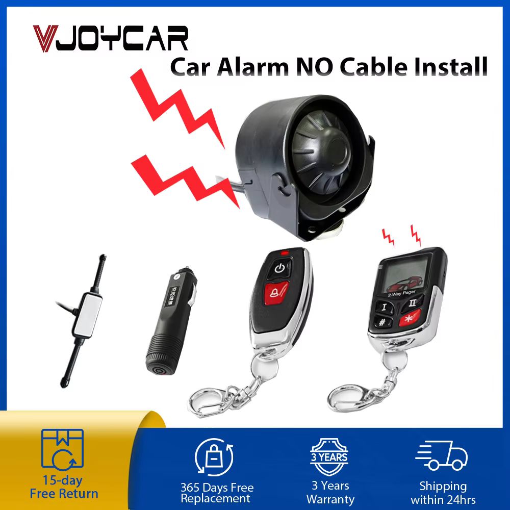 Vjoycar DIYV2 Wireless Two-Way Car Alarm System