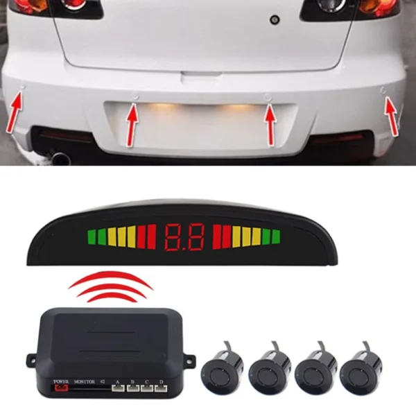 Wireless Car Parktronic LED Parking Sensor System